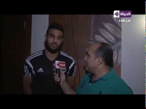 شاهد الكابتن شناوي حارس مرمى الزمالك مع مهيب عبد الهادي