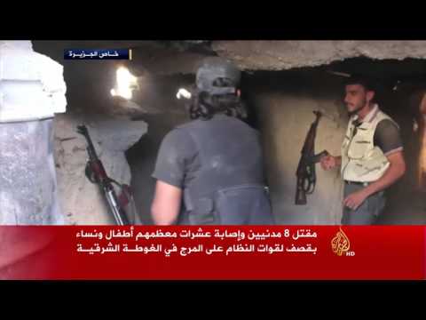 مقتل العشرات إثر قصف على الغوطة الشرقية