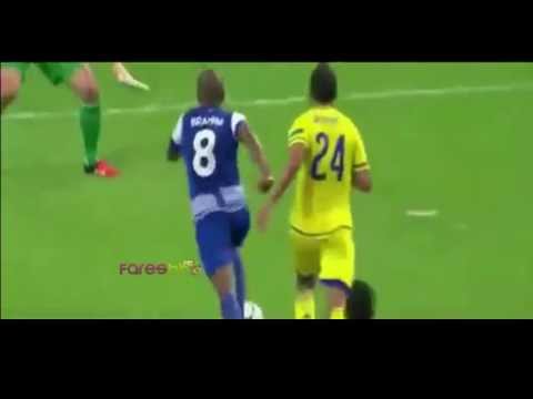 شاهد الجزائري براهيمي يهز شباك مرمي مكابي تل أبيب