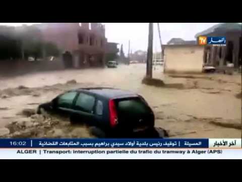 شاهد مدينة سور الغزلان تغرق في الفيضانات