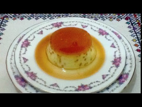 شاهد كريم الكراميل بدون فرن