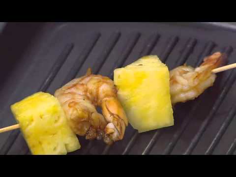 طريقة عمل شيش جمبري بالاناناس