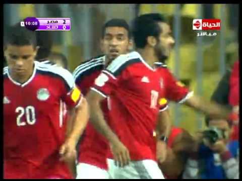 شاهد الهدف الثاني لمنتخب مصر في مرمى تشاد