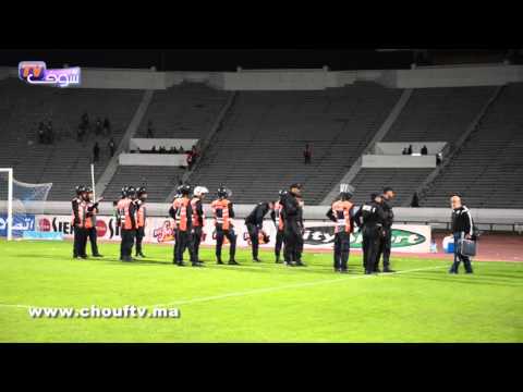 شاهد شغب جماهير الرجاء على مركب محمد الخامس