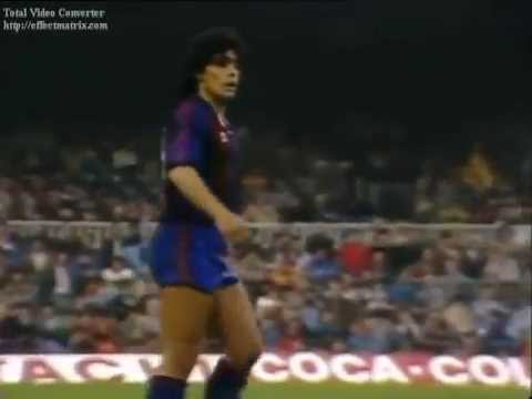 شاهد الهدف التاريخي لمارادونا ضد ريال مدريد