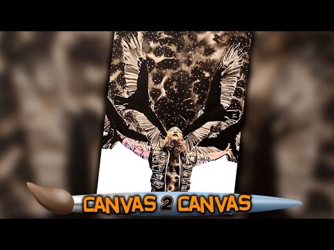 لوحة فنية رائعة للمصارع الأميركي براي وايت