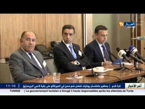 شاهد الجزائر تمضي عقدين مع شركتين من أميركا