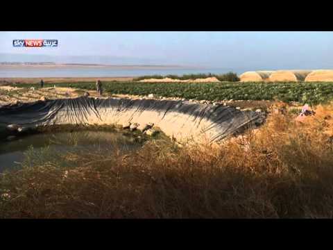 ظهور حفر عميقة في البحر الميت بالأردن