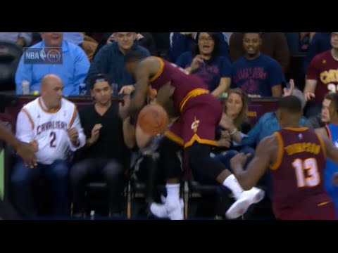 “ليبرون جيمس” يسقط بكل قوته على زوجة “جاسون داى”