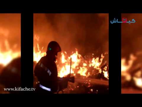 حريق يلتهم عشرات الدراجات