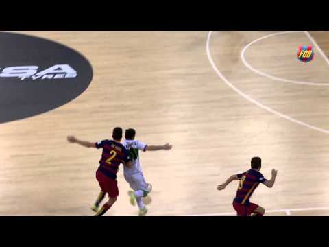 أفضل حراسة لشباك كرة الصالات ببرشلونة فى ديسمبر 2015