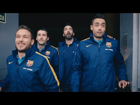 بالفيديوالإطارات تجلب عيد ميلاد سعيد لقادة برشلونة