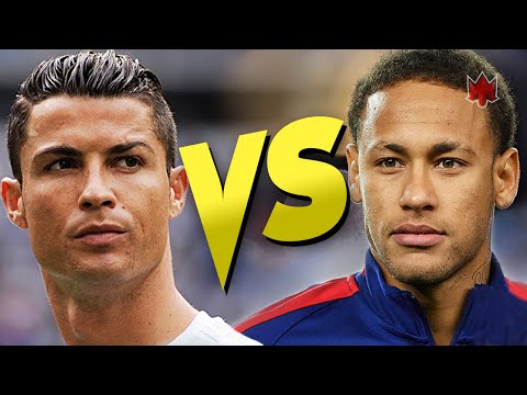 10 لقطات تميز بين مهارات كرستيانو ونيمار