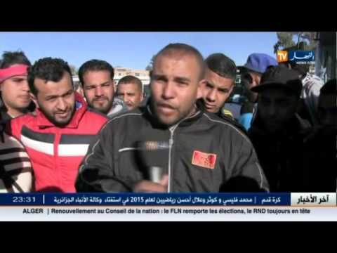 بالفيديو الناقلون الخواص يحتجون في المحطة الرئيسية للنقل الجامعي في بشار