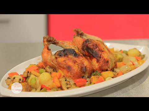 بالفيديو طريقة عمل دجاج مشوي على علبة صودا زنجبيل