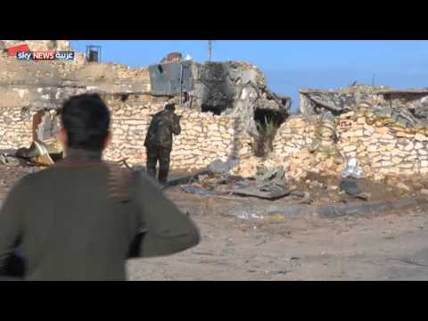 بالفيديو تدمير رتل تابع لتنظيم داعش في الأنبار