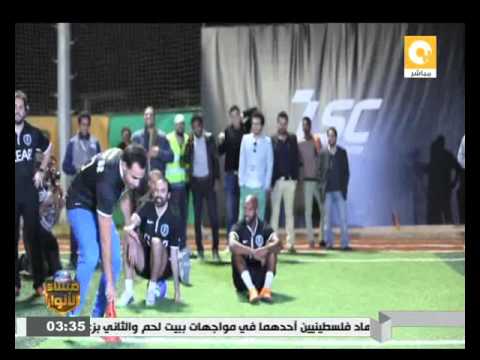 شاهد لقطة كوميدية للفنان أحمد فهمي مع لاعبي الزمالك