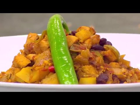 طريقة عمل دجاج بالفاصوليا الحمراء