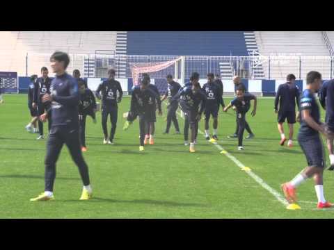 شاهد لقطات من تدريبات الهلال السعودي صباح السبت