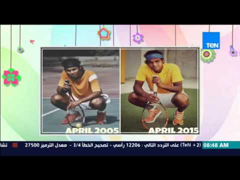 صورة للكابتن أنور الكموني قبل المرض وبعد إنتصاره على مرض السرطان