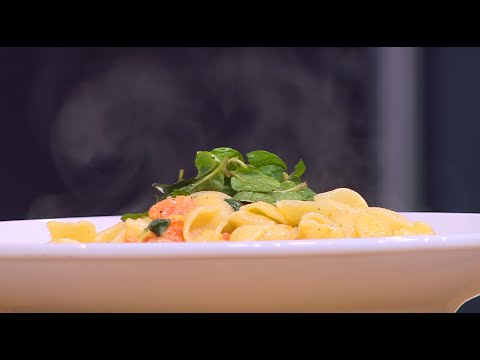 طريقة عمل مكرونة قواقع بالنعناع