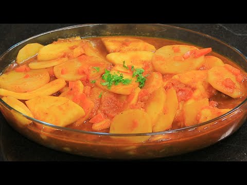 طريقة عمل صينية بطاطس بالقرع ومكعبات اللحمة
