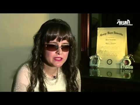 فتاة كفيفة تقوم بالتدريس في أميركا