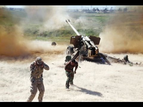 شاهد اشتباكات بين أبناء العشائر وتنظيم داعش في الفلوجة