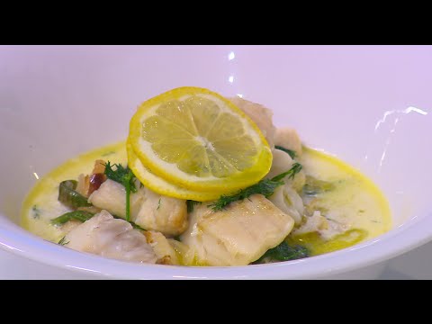 طريقة عمل شوربة سمك صوص أبيض