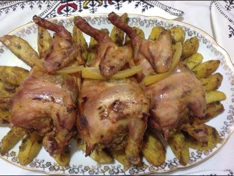 بالفيديو دجاج كوكلي معمر ومحمر في الفرن