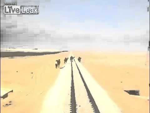 بالفيديو قطار يدهس جملاً في السعودية