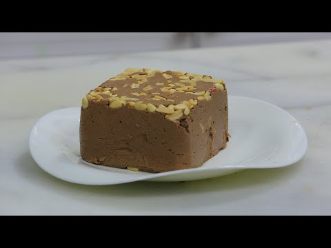 شاهدطريقةعمل حلاوة طحينية بالشيكولاتة