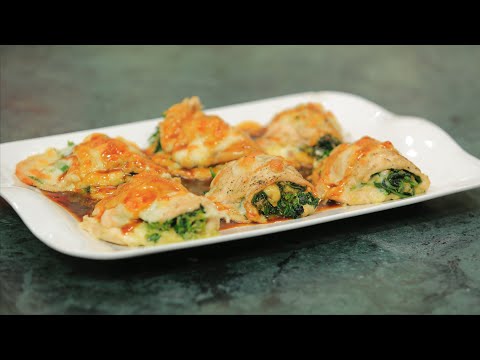 شاهدطريقةعمل صدور تركي بالسبانخ