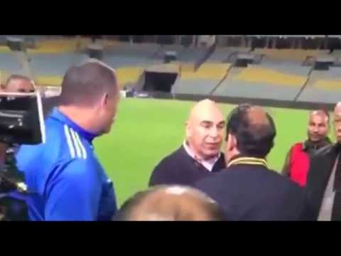 مشادة عنيفة بين حسام حسن وسيد عبد الحفيظ