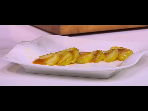 شاهد طريقة عمل تفاح أخضر بالزبدة