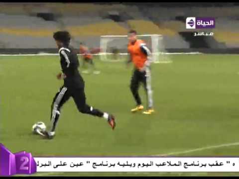 شاهد لقطات من تدريب المنتخب المصري في الإسكندرية