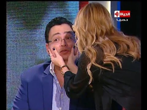 رزان مغربي تداعب الفنان أحمد رزق