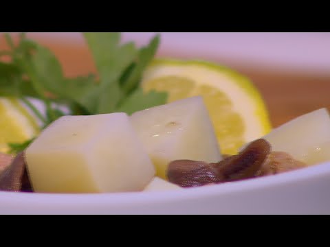 بالفيديو طريقة عمل سلطة بطاطس بالتونة