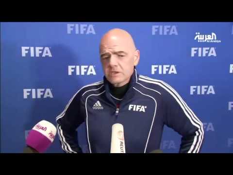 اليوم الأول لانفانتينو رئيسًا للفيفا