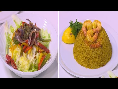 بالفيديو أرز كبسة بالجمبري