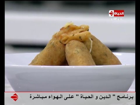 طريقة عمل كفتة المكرونة بالفراخ والبشاميل