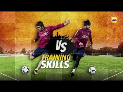 سواريز يقهر بيكيه في تحدي الأهداف من خلف المرمى