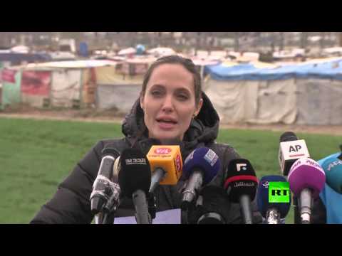 شاهد أنجلينا جولي تناشد لإنهاء الأزمة السورية