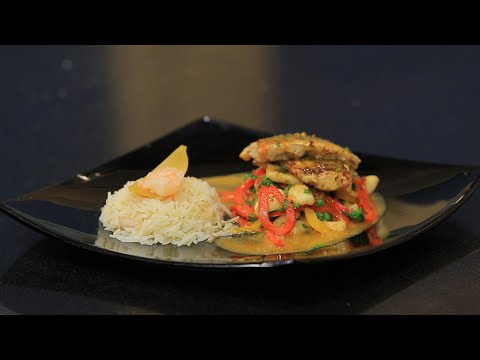 طريقة عمل كاليماري بالفلفل وسمك فيليه متبل