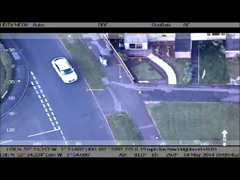 مطاردة حقيقية لمجرم من رجال الامن بامريكا