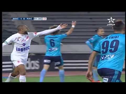 شاهد  أهداف الوداد والنادي القنيطري