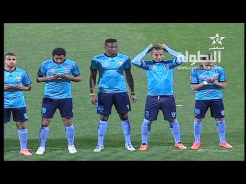 شاهد دقيقة صمت في مباراة الوداد والنادي القنيطري