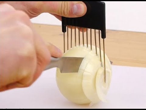 أسهل طريقة لتقطيع الخضراوات لشرائح متساوية