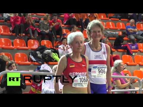 شاهد سباق للعجائز ضمن بطولة أوروبا لألعاب القوى