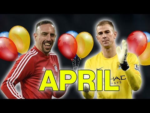 شاهد تاريخ ميلاد نجوم كرة القدم في نيسان